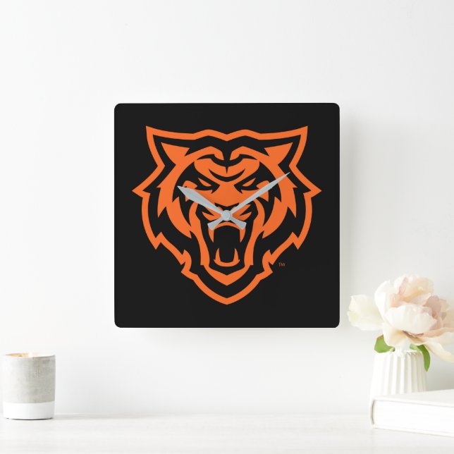 Idaho State Universiteten Bengals Spirit Design Fyrkantig Klocka (Hem)