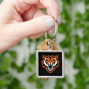 Idaho State Universiteten Bengals Spirit Design Fyrkantig Silverfärgad Nyckelring