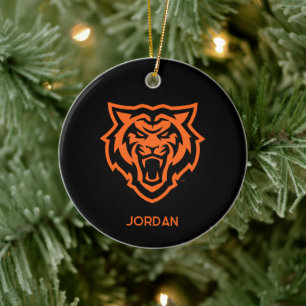 Idaho State Universiteten Bengals Spirit Design Julgransprydnad Keramik