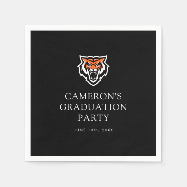 Idaho State Universiteten Bengals Spirit Design Pappersservett (Framsidan)