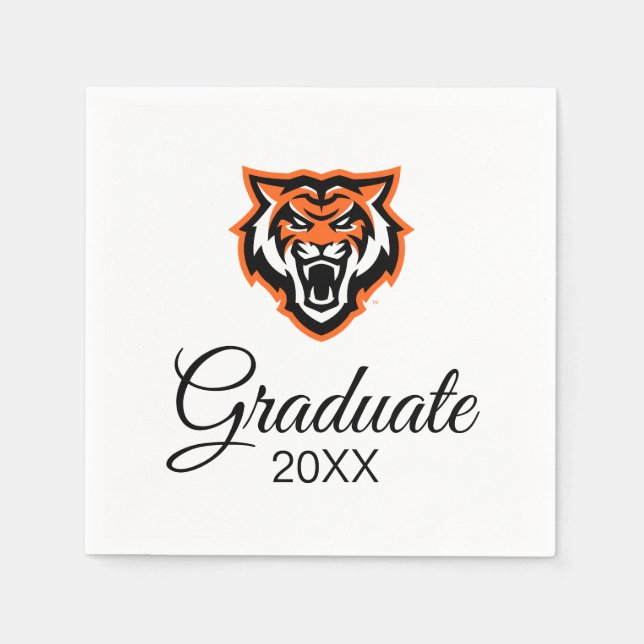 Idaho State Universiteten Bengals Spirit Design Pappersservett (Framsidan)