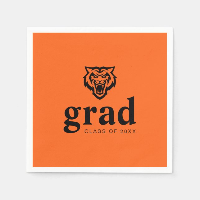 Idaho State Universiteten Bengals Spirit Design Pappersservett (Framsidan)