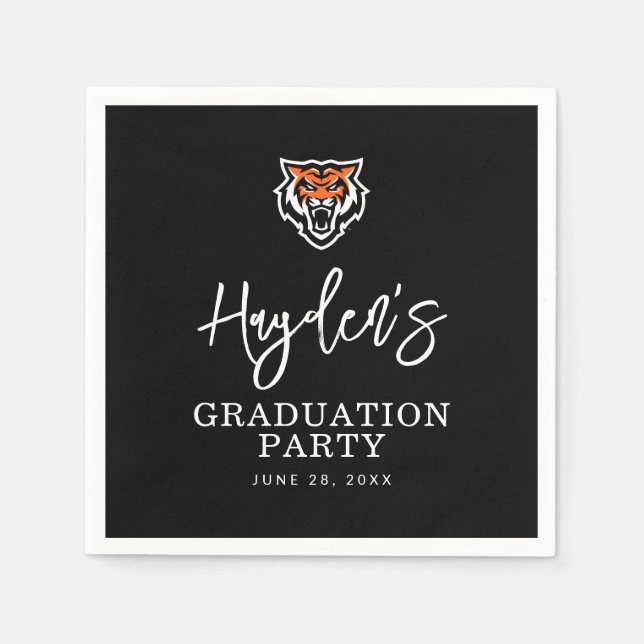 Idaho State Universiteten Bengals Spirit Design Pappersservett (Framsidan)