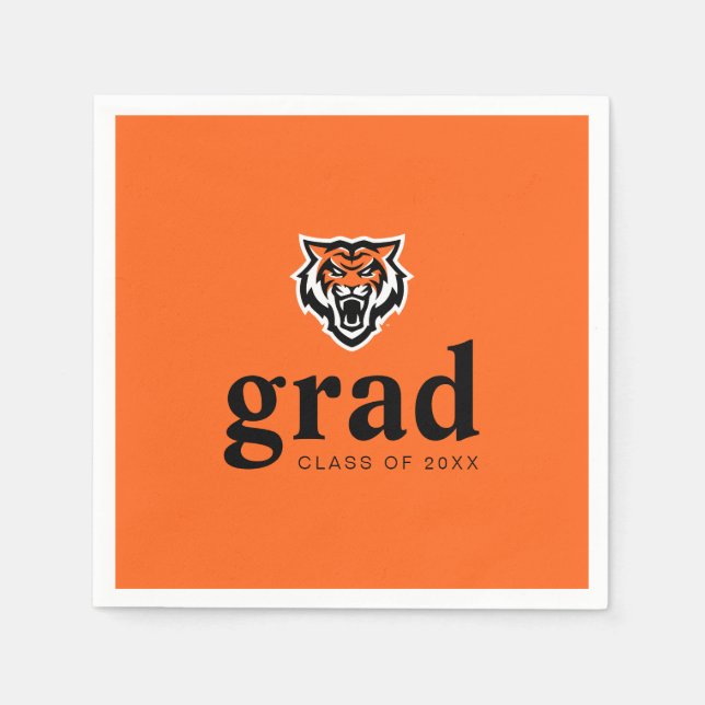 Idaho State Universiteten Bengals Spirit Design Pappersservett (Framsidan)