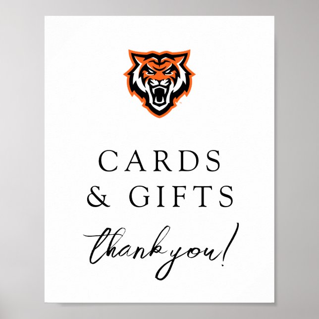 Idaho State Universiteten Bengals Spirit Design Poster (Framsidan)
