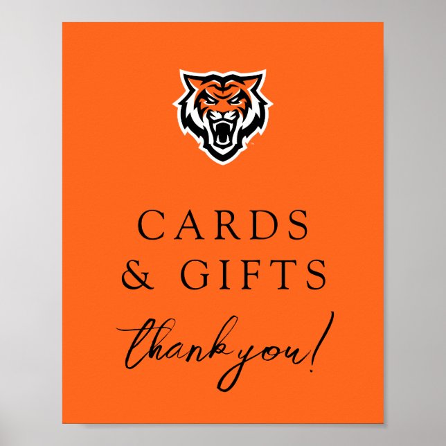 Idaho State Universiteten Bengals Spirit Design Poster (Framsidan)