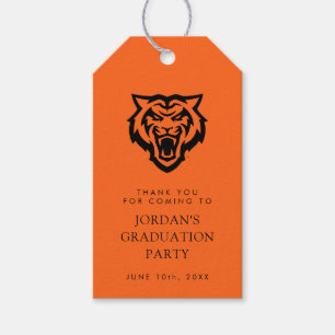Idaho State Universiteten Bengals Spirit Design Presentetikett