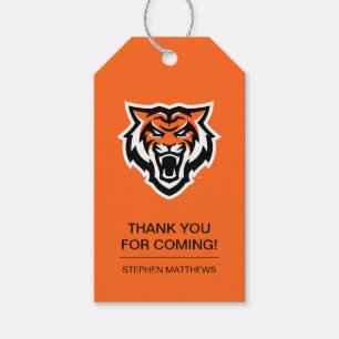 Idaho State Universiteten Bengals Spirit Design Presentetikett