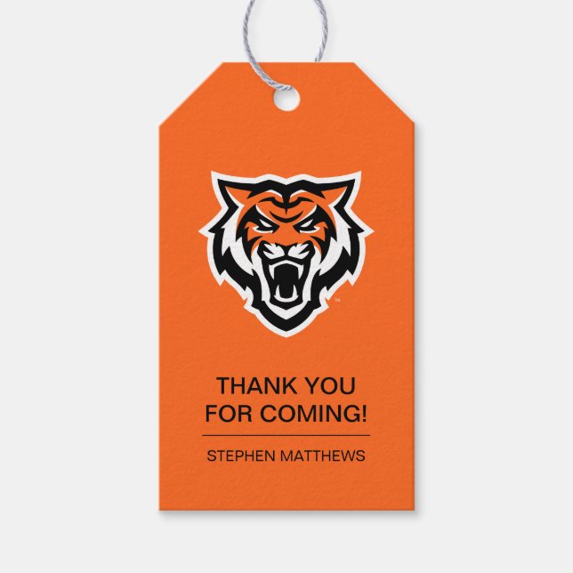 Idaho State Universiteten Bengals Spirit Design Presentetikett (Framsidan)