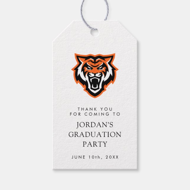 Idaho State Universiteten Bengals Spirit Design Presentetikett (Framsidan)