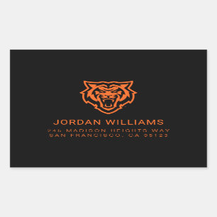 Idaho State Universiteten Bengals Spirit Design Rektangulärt Klistermärke