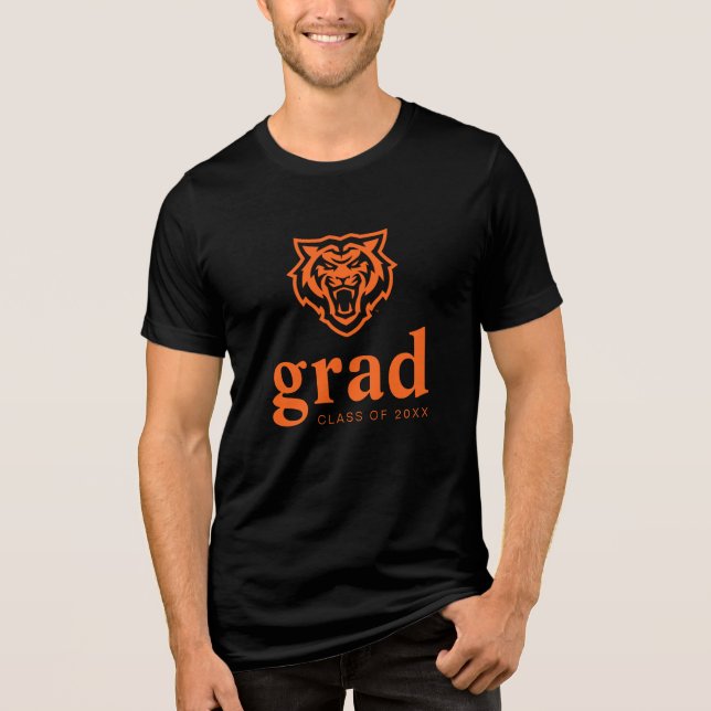 Idaho State Universiteten Bengals Spirit Design T Shirt (Framsida)