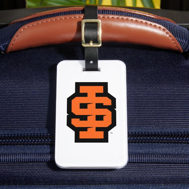 Idaho State Universiteten Bold Bengals Logotyp Bagagebricka (Framsida Insitu 2)