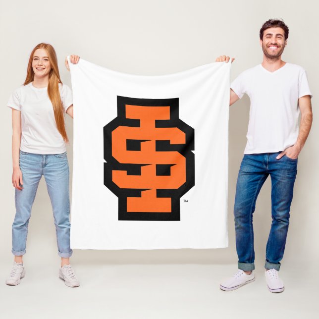 Idaho State Universiteten Bold Bengals Logotyp Fleecefilt (På plats)