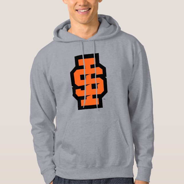 Idaho State Universiteten Bold Bengals Logotyp Hoodie (Framsida)