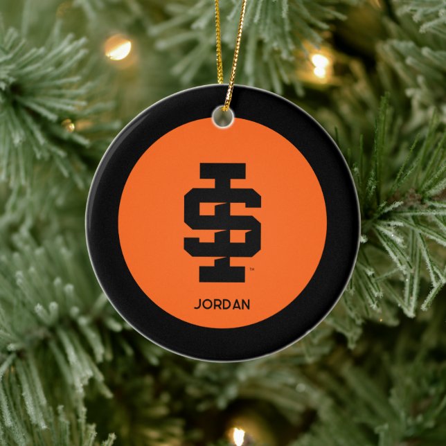 Idaho State Universiteten Bold Bengals Logotyp Julgransprydnad Keramik (Träd)