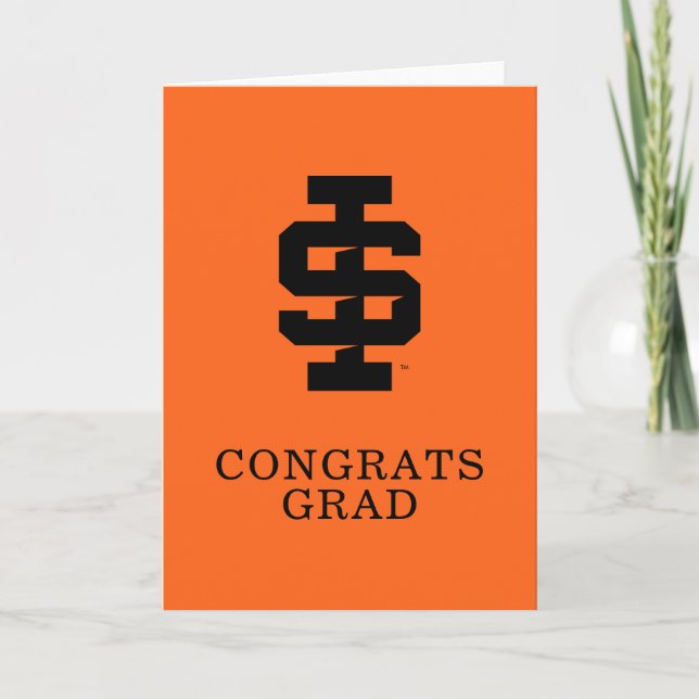 Idaho State Universiteten Bold Bengals Logotyp Kort (Framsida)