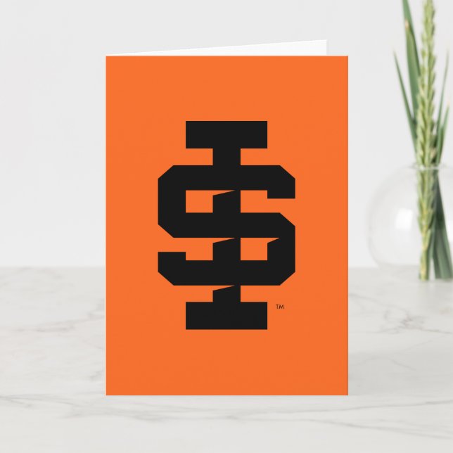 Idaho State Universiteten Bold Bengals Logotyp Kort (Framsida)