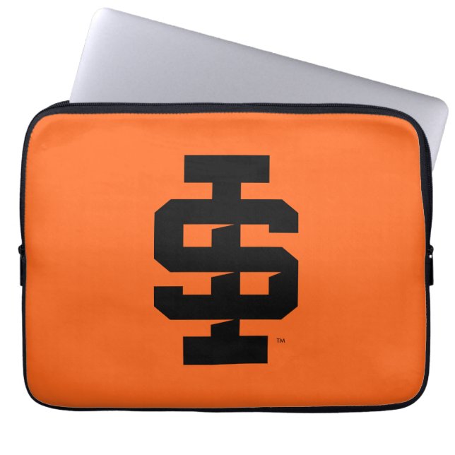 Idaho State Universiteten Bold Bengals Logotyp Laptop Fodral (Framsidan)