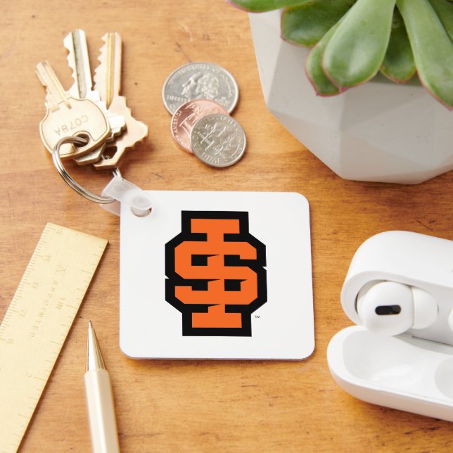 Idaho State Universiteten Bold Bengals Logotyp Nyckelring (Skrivbord)