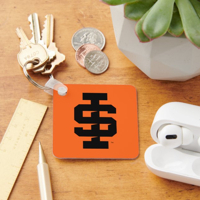 Idaho State Universiteten Bold Bengals Logotyp Nyckelring (Skrivbord)