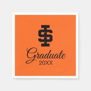 Idaho State Universiteten Bold Bengals Logotyp Pappersservett