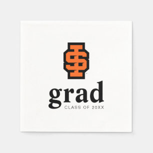 Idaho State Universiteten Bold Bengals Logotyp Pappersservett
