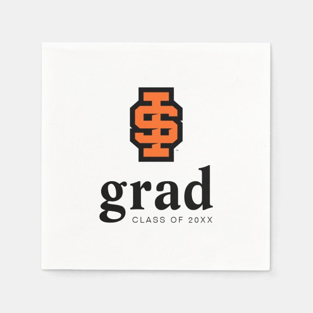 Idaho State Universiteten Bold Bengals Logotyp Pappersservett (Framsidan)