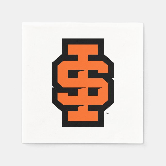 Idaho State Universiteten Bold Bengals Logotyp Pappersservett (Framsidan)