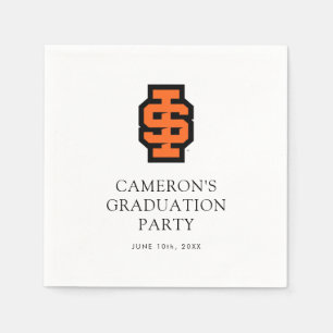 Idaho State Universiteten Bold Bengals Logotyp Pappersservett