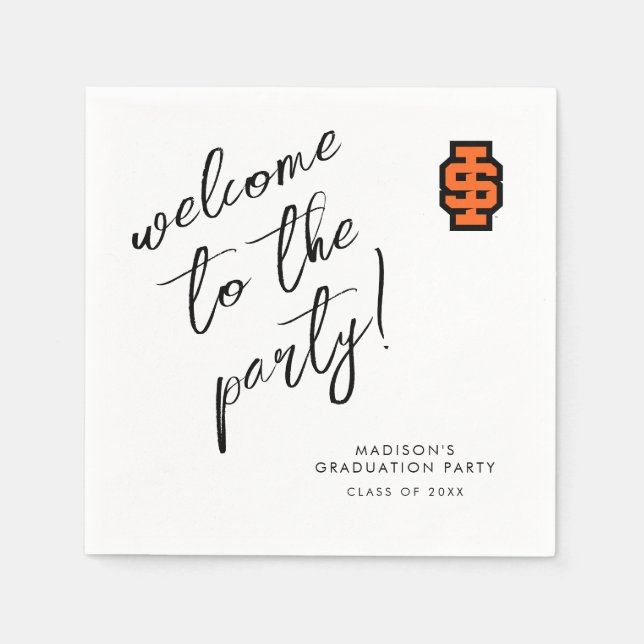 Idaho State Universiteten Bold Bengals Logotyp Pappersservett (Framsidan)
