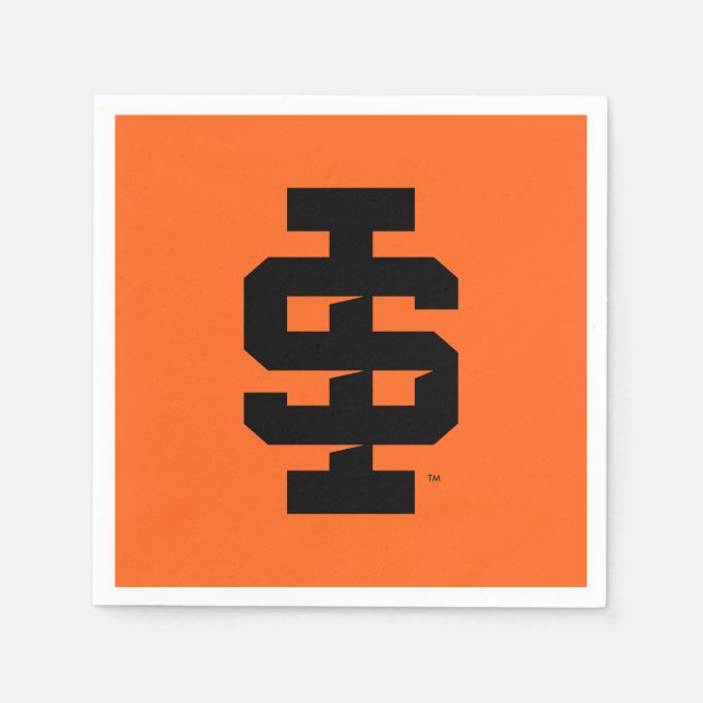 Idaho State Universiteten Bold Bengals Logotyp Pappersservett (Framsidan)