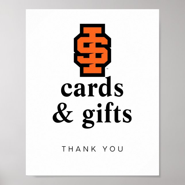 Idaho State Universiteten Bold Bengals Logotyp Poster (Framsidan)