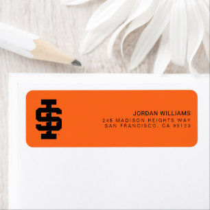 Idaho State Universiteten Bold Bengals Logotyp Returadress Etikett