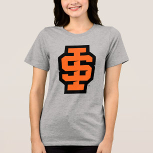 Idaho State Universiteten Bold Bengals Logotyp T Shirt