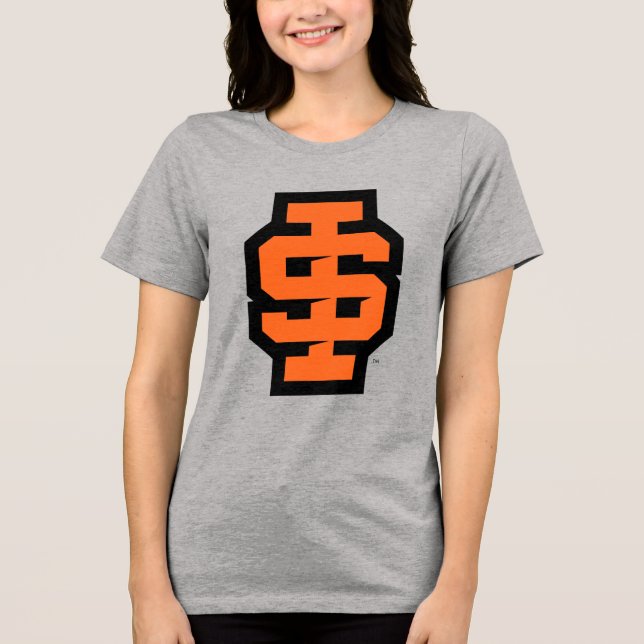 Idaho State Universiteten Bold Bengals Logotyp T Shirt (Framsida)
