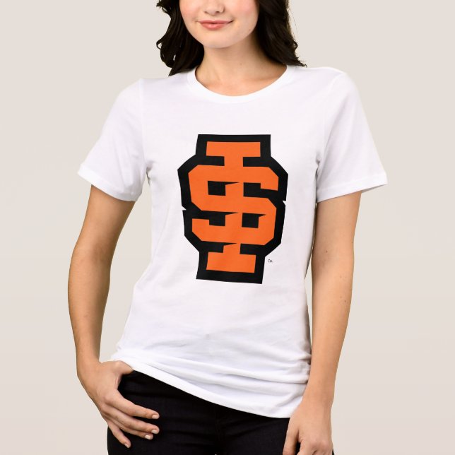 Idaho State Universiteten Bold Bengals Logotyp T Shirt (Framsida)