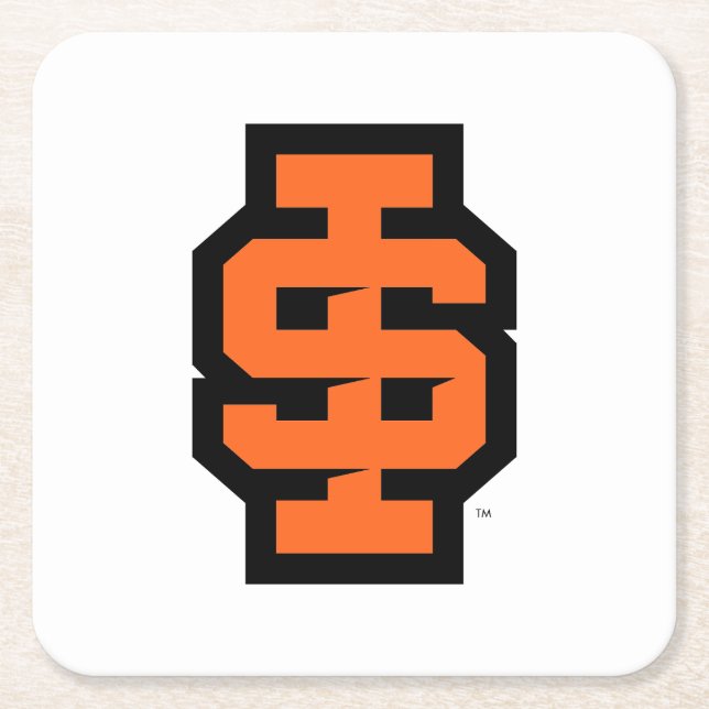 Idaho State Universiteten Bold Bengals Logotyp Underlägg Papper Kvadrat (Framsidan)