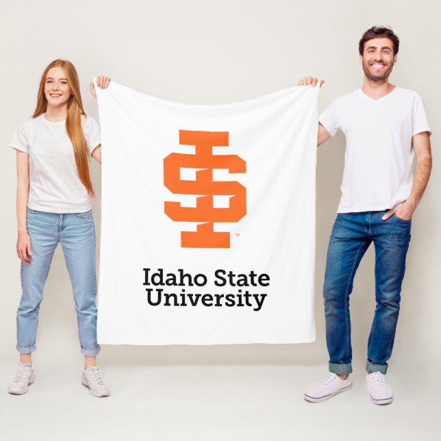 Idaho State Universiteten Officiell Logotyp Design Fleecefilt (På plats)