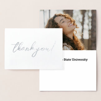 Idaho State Universiteten Officiell Logotyp Design Folierat Kort