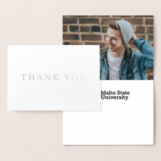 Idaho State Universiteten Officiell Logotyp Design Folierat Kort