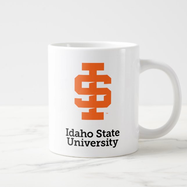 Idaho State Universiteten Officiell Logotyp Design Jumbo Mugg (Höger)