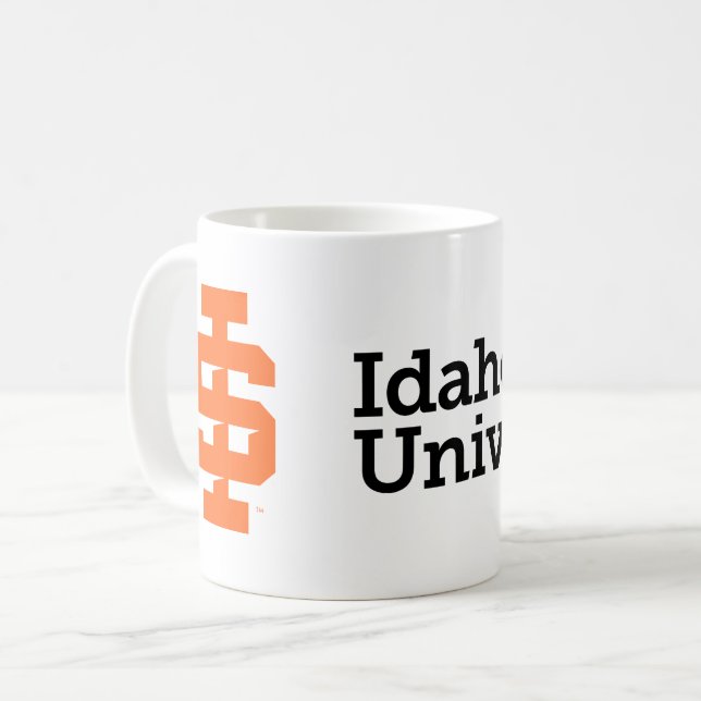 Idaho State Universiteten Officiell Logotyp Design Kaffemugg (Framsida vänster)