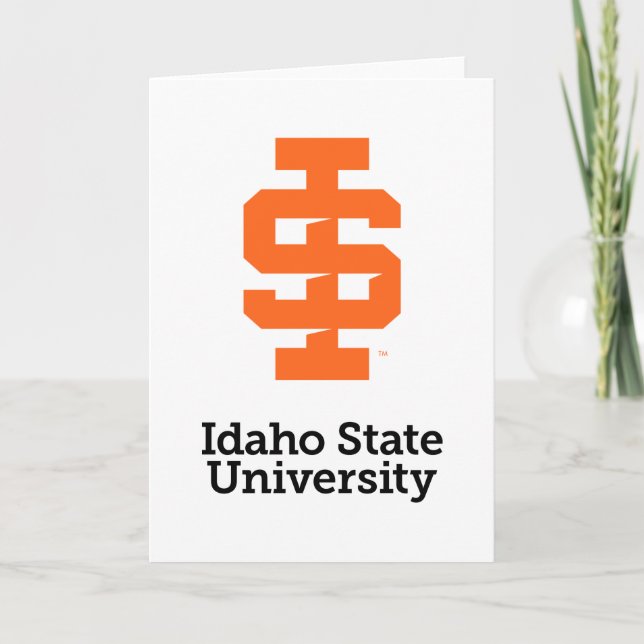 Idaho State Universiteten Officiell Logotyp Design Kort (Framsida)