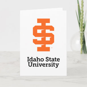 Idaho State Universiteten Officiell Logotyp Design Kort