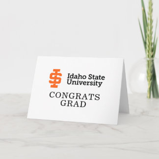 Idaho State Universiteten Officiell Logotyp Design Kort