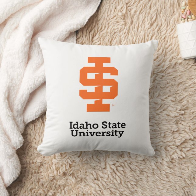 Idaho State Universiteten Officiell Logotyp Design Kudde (Filt)