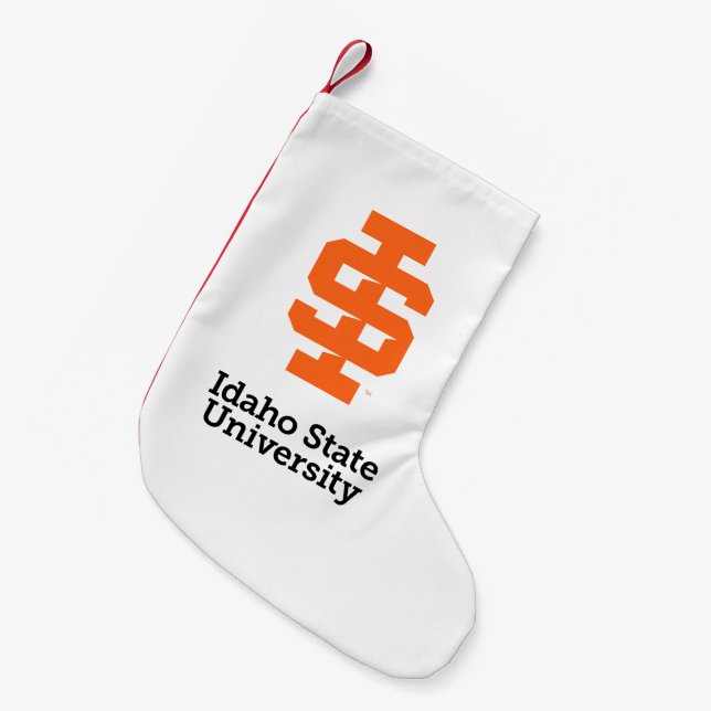 Idaho State Universiteten Officiell Logotyp Design Liten Julstrumpa (Framsidan (Hängande))