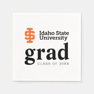 Idaho State Universiteten Officiell Logotyp Design Pappersservett