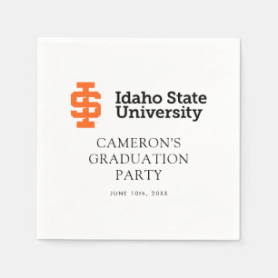 Idaho State Universiteten Officiell Logotyp Design Pappersservett